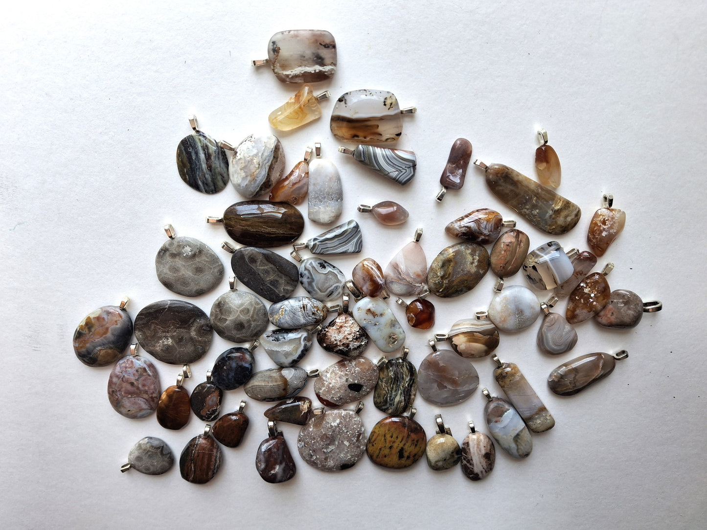The Earth Explorer's Pendant: Hand-Selected Polished Stones