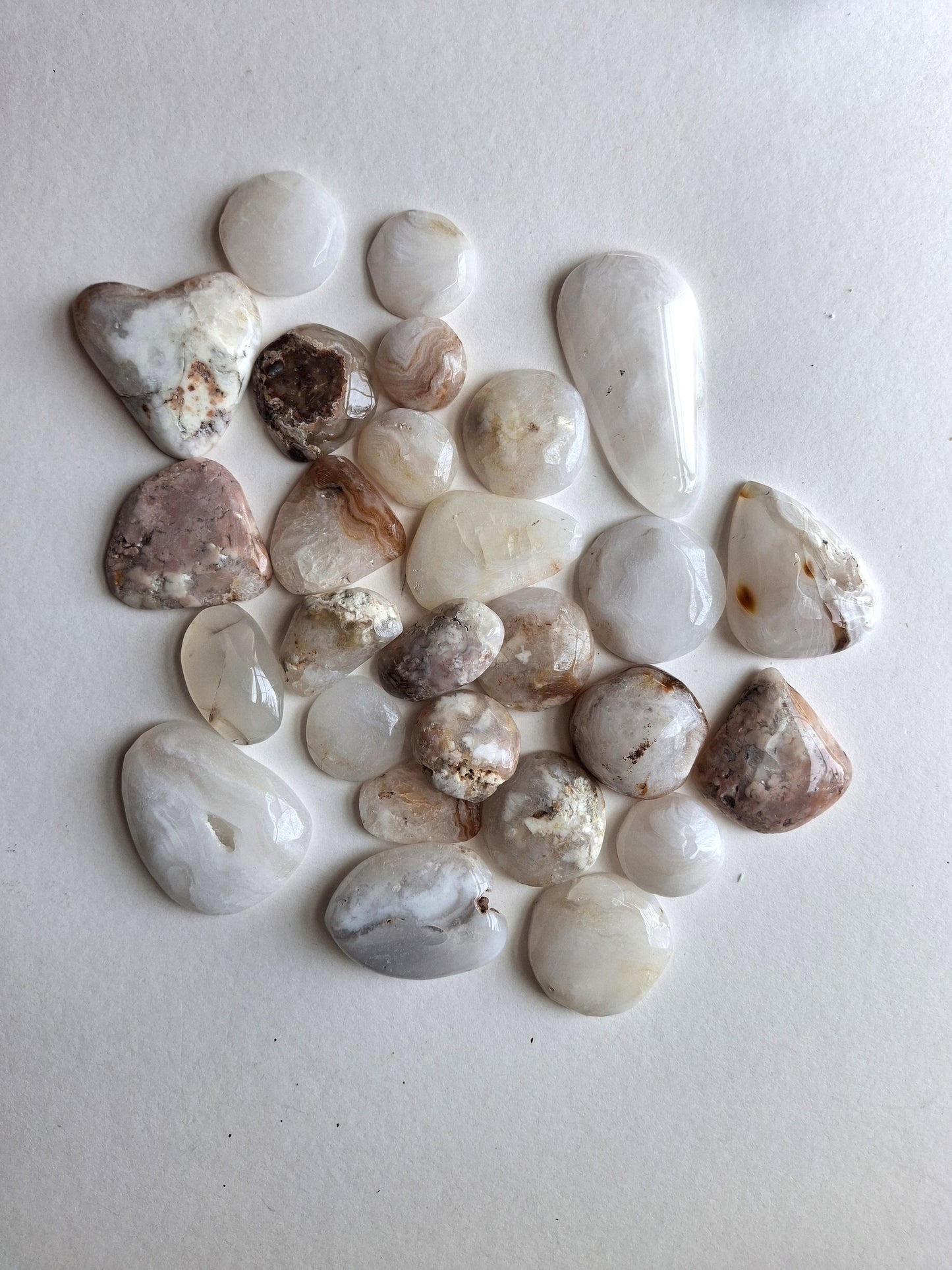 1lb Bulk Polished & Cut Agate Mix