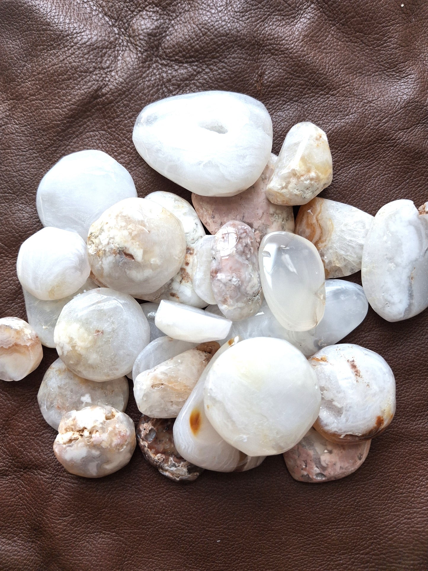 1lb Bulk Polished & Cut Agate Mix
