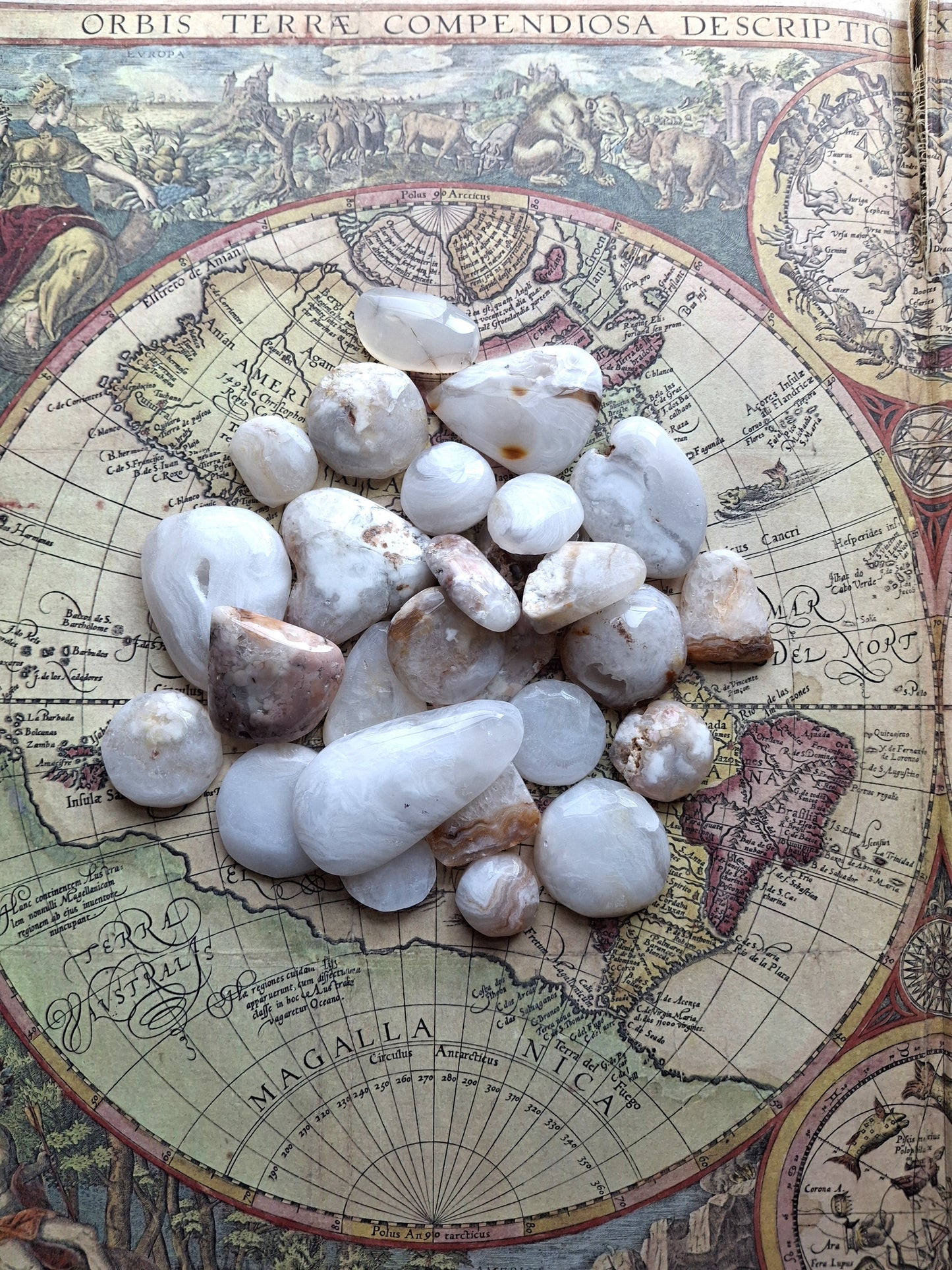 1lb Bulk Polished & Cut Agate Mix
